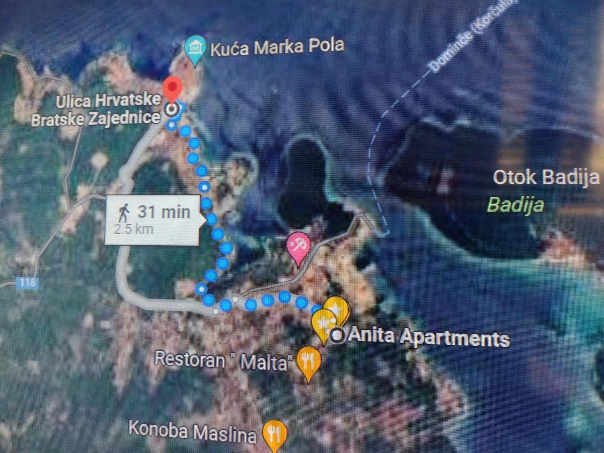 Apartmani Anita, Korcula Exteriér fotografie
